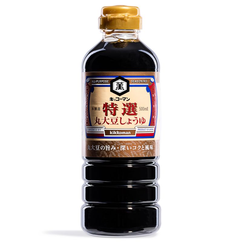 Click Here To Enlarge This Photo Of Kikkoman Tokusen Marudaizu Shoyu Soy Sauce 特選丸大豆しょうゆ