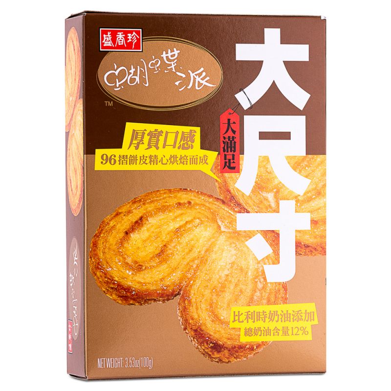 Click Here To Enlarge This Photo Of TF Palmiers &lpar;Butter Flavour&rpar; 盛香珍 大尺寸蝴蝶派 &lpar;奶油味&rpar;