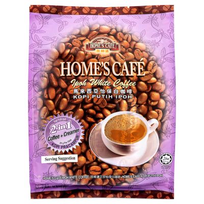 Home's Cafe Malaysia Ipoh White Coffee 2 in 1 No Added Sugar 故鄉濃 馬來西亞2合1無糖正宗怡保白咖啡