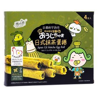 Yuki & Love Japan Uji Matcha Egg Roll 雪の戀 日式抹茶蛋捲