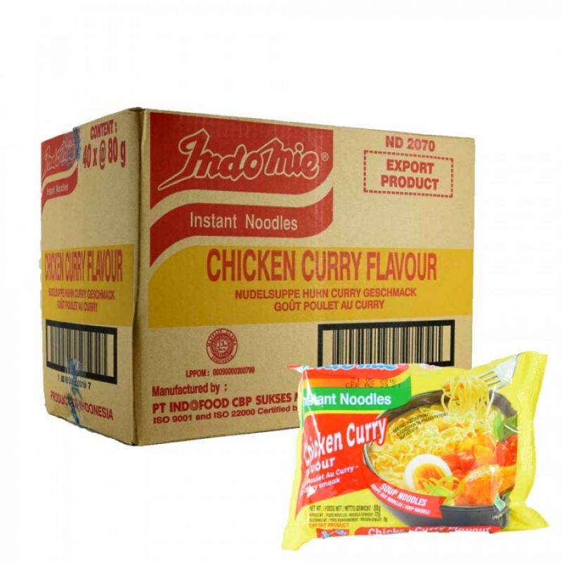 Click Here To Enlarge This Photo Of Indomie Chicken Curry Flavour Noodles Box &lpar;40 Pcs&rpar;