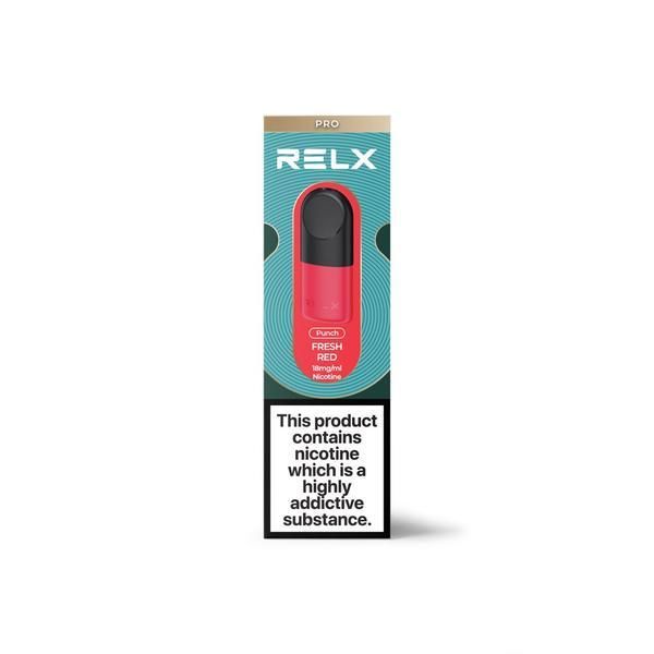 Click Here To Enlarge This Photo Of Relx E-Liquid Infinity Pods &lpar;Fresh Red&rpar;