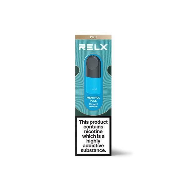 Click Here To Enlarge This Photo Of Relx E-Liquid Infinity Pods &lpar;Menthol Plus&rpar;