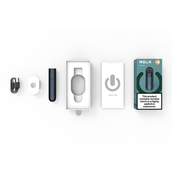 Click Here To Enlarge This Photo Of Relx Infinity Device &lpar;Black&rpar;