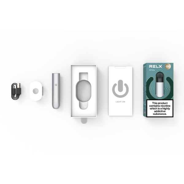 Click Here To Enlarge This Photo Of Relx Infinity Device &lpar;Silver&rpar;