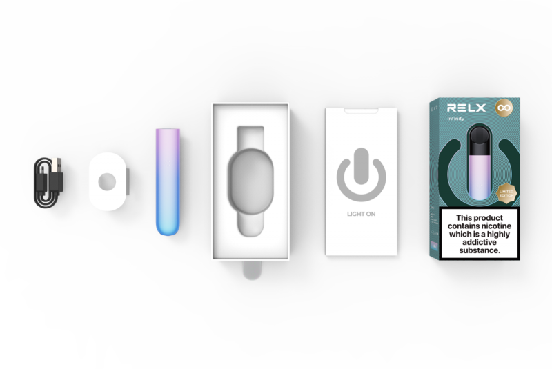 Click Here To Enlarge This Photo Of Relx Infinity Device &lpar;Sky Blush&rpar;