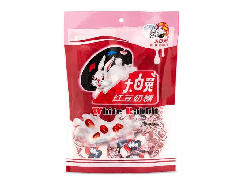 Click Here To Enlarge This Photo Of White Rabbit Red Bean Creamy Candy 大白兔 紅豆奶糖