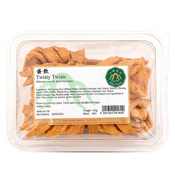 Click Here To Enlarge This Photo Of Sun Fung Twisty Twists 山峰食品 蛋散