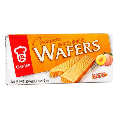 Garden Cream Wafers &lpar;Peach Flavour&rpar; 嘉頓 忌廉威化 &lpar;水蜜桃味&rpar;