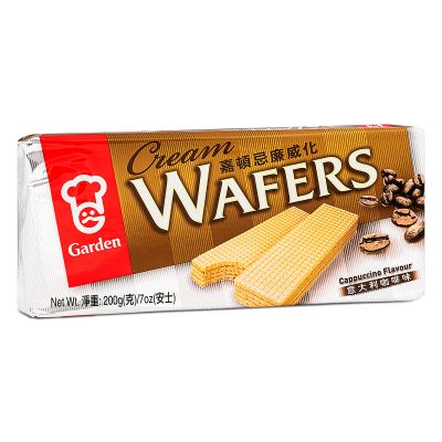 Garden Cream Wafers &lpar;Cappuccino Flavour&rpar; 嘉頓 忌廉威化 &lpar;意大利咖啡味&rpar;