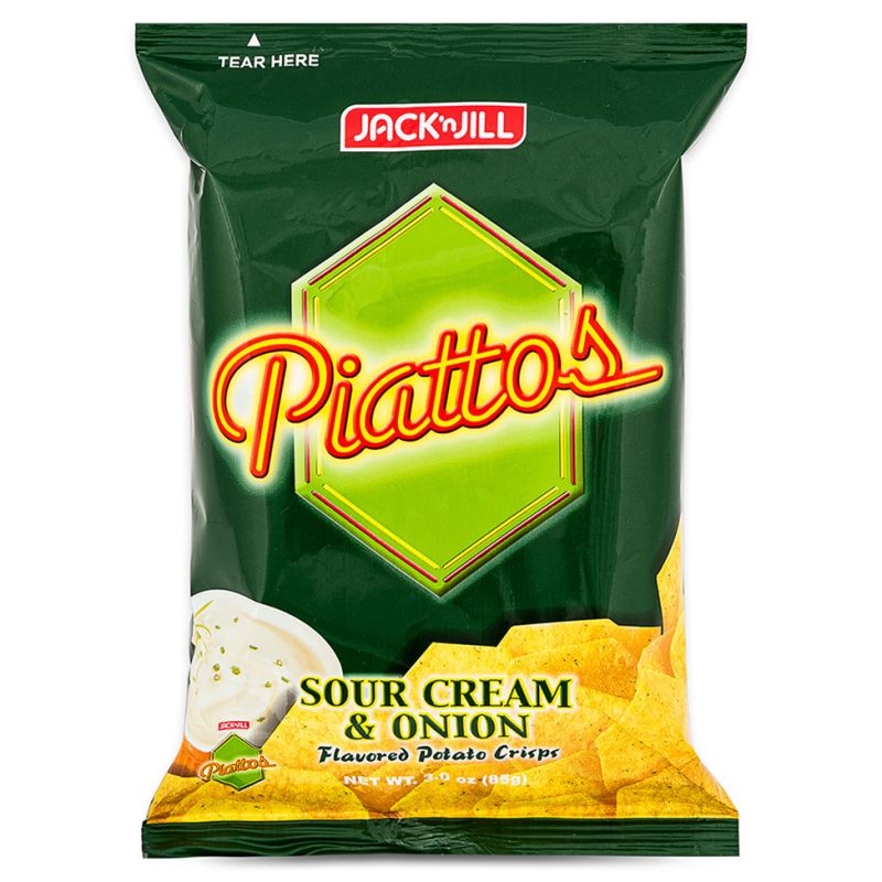 Click Here To Enlarge This Photo Of Jack n Jill Piattos Potato Chips &lpar;Sour Cream & Onion&rpar;
