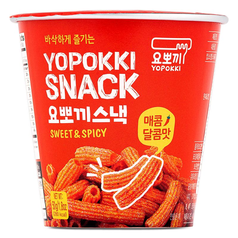 Click Here To Enlarge This Photo Of Yopokki Snack &lpar;Sweet & Spicy&rpar; 요뽀끼스낵 &lpar;매콤달콤맛&rpar;