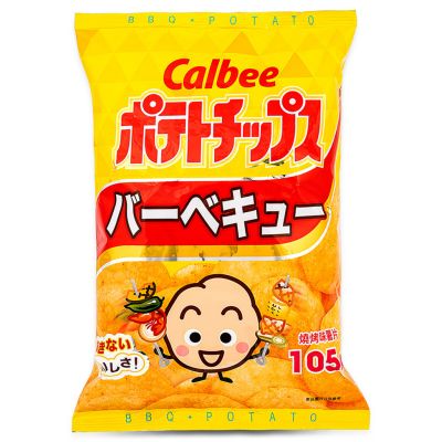 Calbee BBQ Flavoured Potato Chips 卡樂B 燒烤味薯片