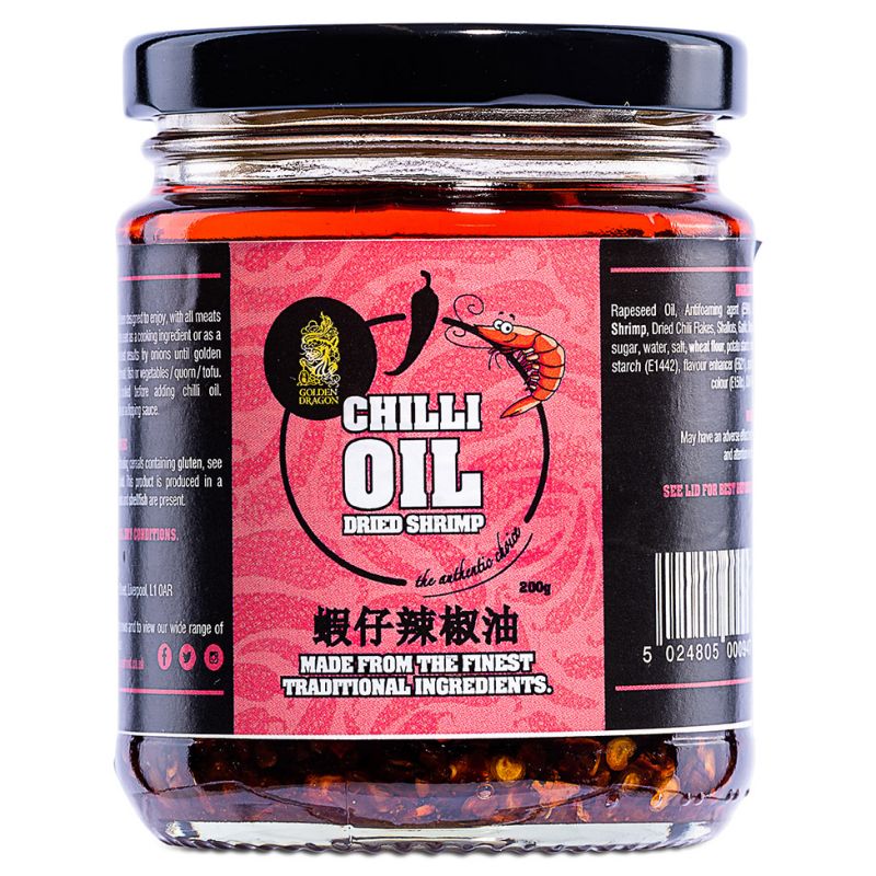 Click Here To Enlarge This Photo Of Golden Dragon Chilli Oil &lpar;Dried Shrimp&rpar;