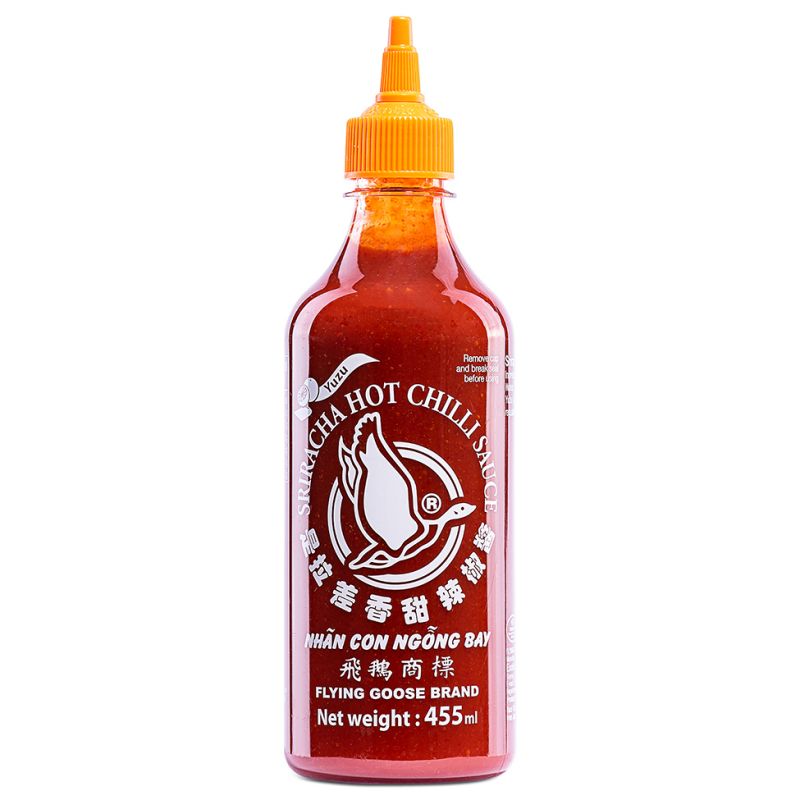 Click Here To Enlarge This Photo Of Flying Goose Sriracha Hot Chilli Sauce &lpar;Yuzu&rpar; 飛鵝商標 是拉差香甜辣椒醬 &lpar;柚子&rpar;