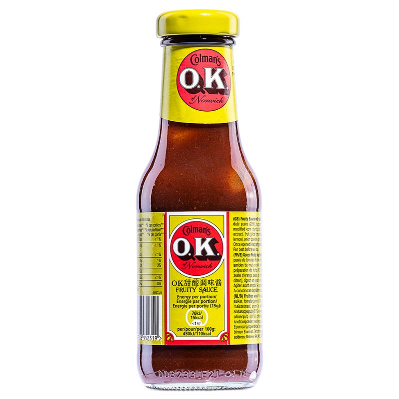 Click Here To Enlarge This Photo Of Colman's O&period;K&period; Fruity Sauce 甜酸調味醬