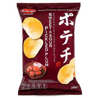 Koikeya Potato Chips &lpar;Sweet & Sour Pickled Plum&rpar;