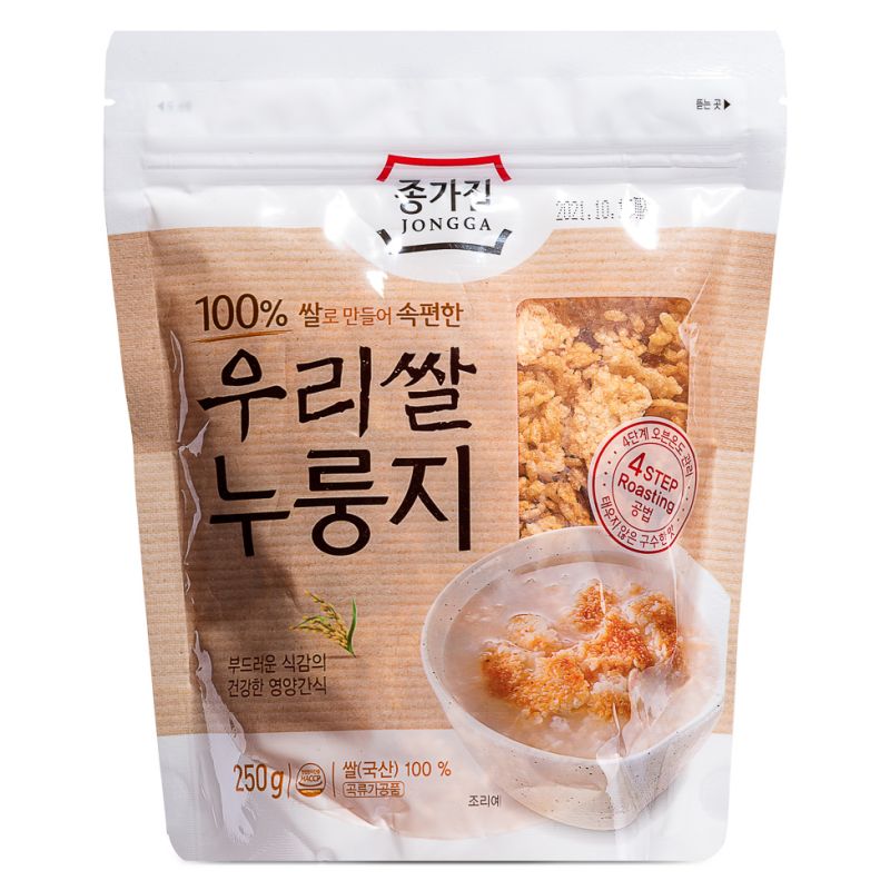 Click Here To Enlarge This Photo Of Jongga Scorched Rice &lpar;Crispy Rice Crust&rpar; 우리쌀누룽지