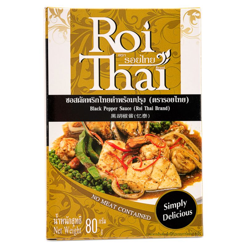 Click Here To Enlarge This Photo Of Roi Thai Black Pepper Sauce 