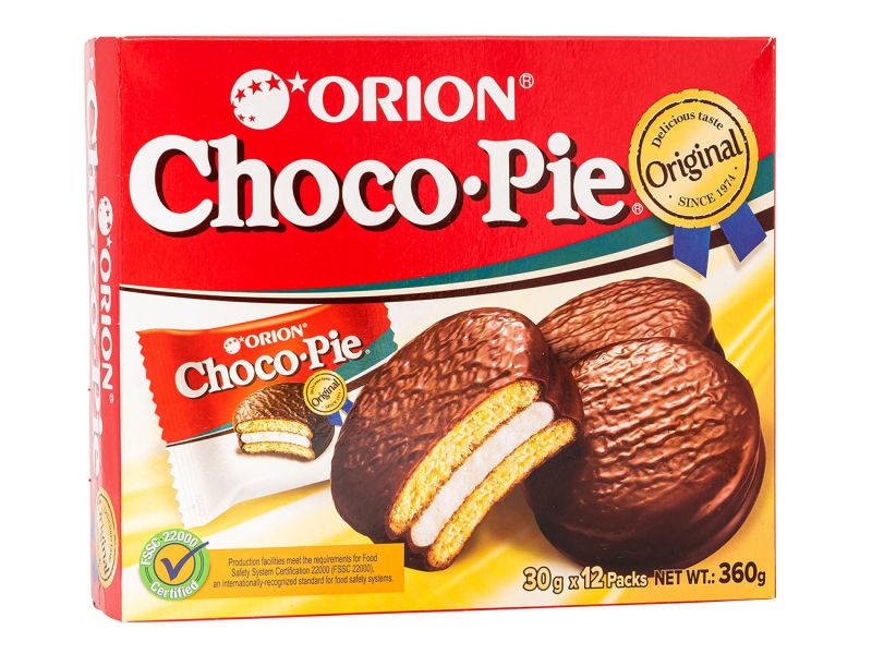 Click Here To Enlarge This Photo Of Orion Choco Pie &lpar;12 pcs&rpar; 棉花糖朱古力派 &lpar;12個裝&rpar;