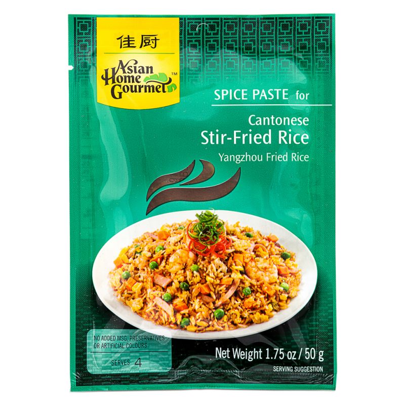 Click Here To Enlarge This Photo Of Asian Home Gourmet Spice Paste for Cantonese Stir-Fried Rice Yangzhou Fried Rice