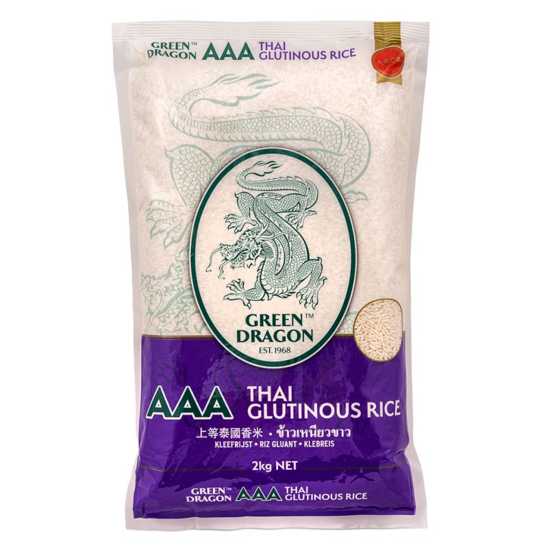 Click Here To Enlarge This Photo Of Green Dragon Thai Glutinous Rice 青龍牌 上等泰國糯米 2kg