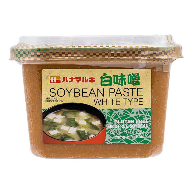 Click Here To Enlarge This Photo Of Hanamaruki Soybean Miso Paste (White Type) 白味增