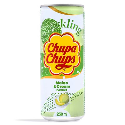 Chupa Chups Sparkling Soda Drink &lpar;Melon & Cream Flavour&rpar;