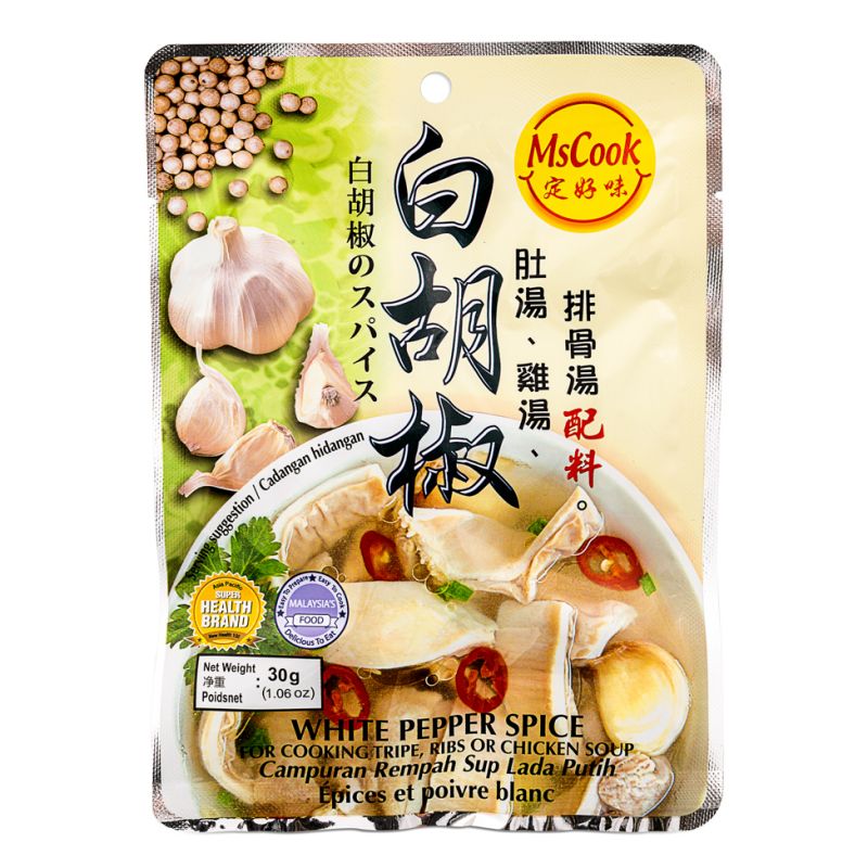 Click Here To Enlarge This Photo Of Ms Cook White Pepper Spice 定好味 白胡椒配料