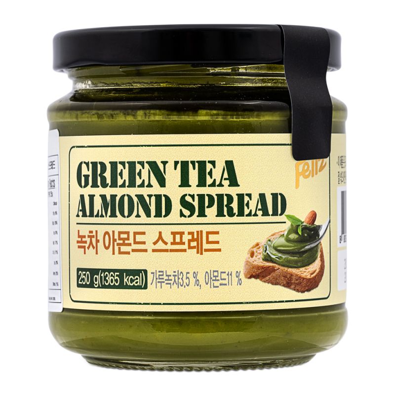 Click Here To Enlarge This Photo Of Feliz Green Tea Almond Spread 녹차 아몬드 스프레드