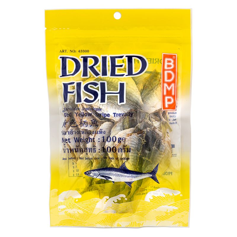 Click Here To Enlarge This Photo Of BDMP Dried Yellow Stripe Trevally 黃色柄魚