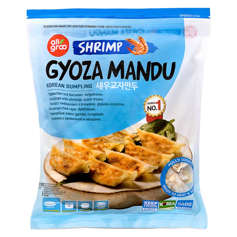 Click Here To Enlarge This Photo Of Allgroo Shrimp Gyoza Mandu Korean Dumpling 새우교자만두