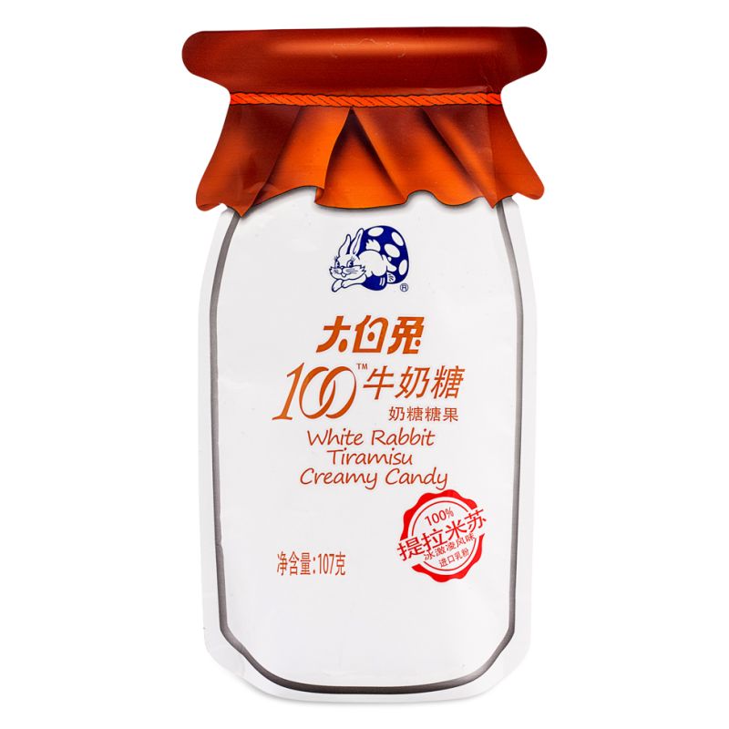 Click Here To Enlarge This Photo Of White Rabbit 100 Creamy Candy &lpar;Tiramisu Flavour&rpar; 大白兔 100牛奶糖 &lpar;提拉米蘇冰激淩風味&rpar;