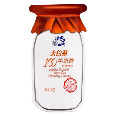 White Rabbit 100 Creamy Candy &lpar;Tiramisu Flavour&rpar; 大白兔 100牛奶糖 &lpar;提拉米蘇冰激淩風味&rpar;