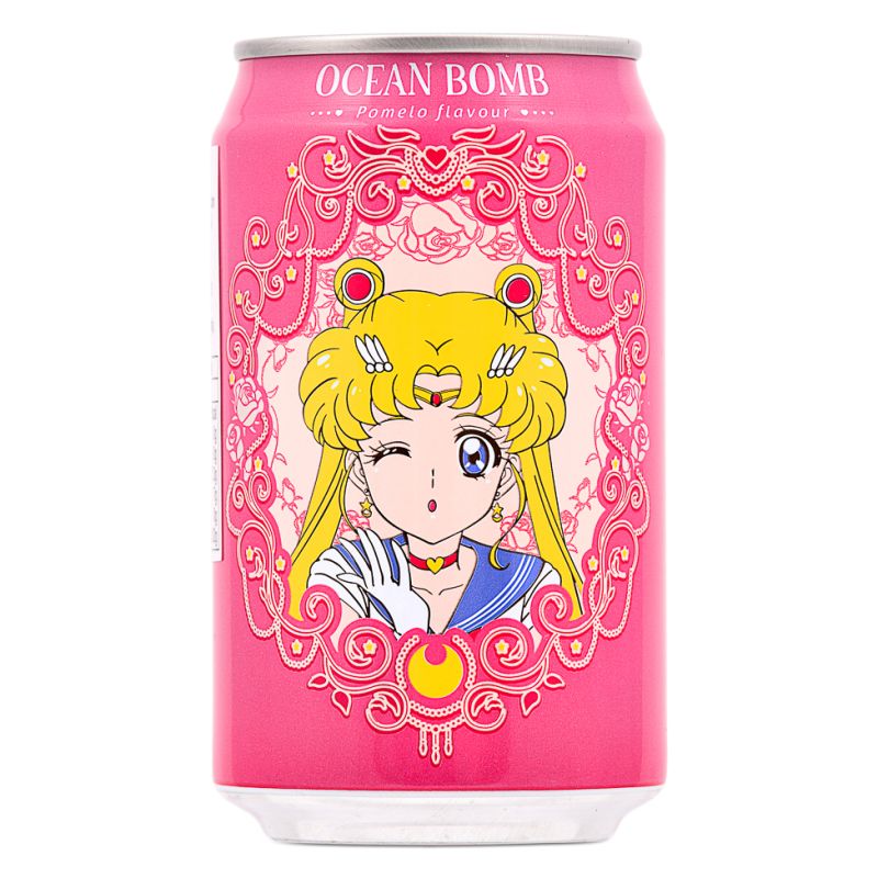 Click Here To Enlarge This Photo Of Ocean Bomb Sailor Moon Sparkling Water &lpar;Pomelo Flavour&rpar;