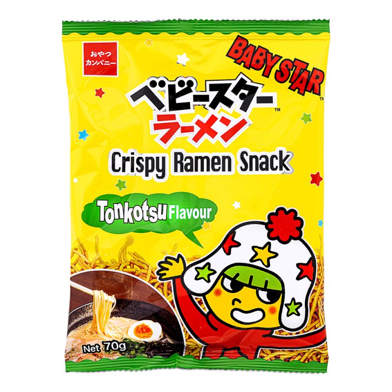 Click Here To Enlarge This Photo Of Baby Star Crispy Ramen Snack &lpar;Tonkotsu Flavour&rpar; ベビースターラーメン