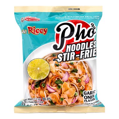 Acecook Oh Ricey Pho Noodle Stir-fried &lpar;Garlic Onion Flavour&rpar; 蒜頭洋蔥味河粉