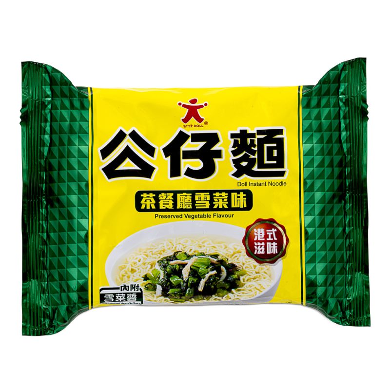 Click Here To Enlarge This Photo Of Doll Instant Noodle (Preserved Vegetable Flavour) 公仔麵 (茶餐廳雪菜味)