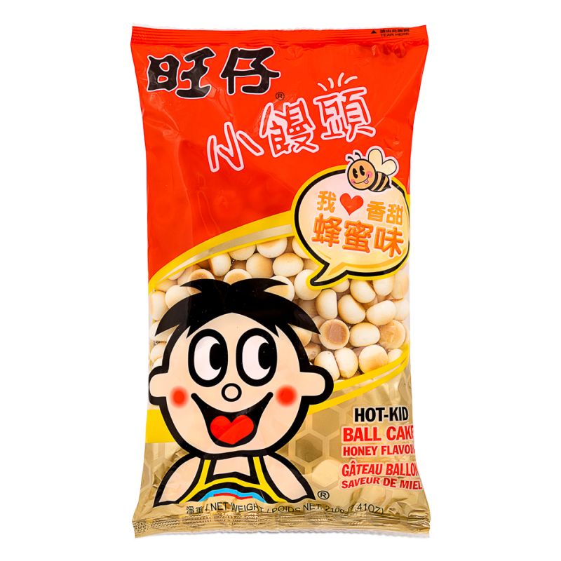 Click Here To Enlarge This Photo Of Want Want Hot-Kid Ball Cake &lpar;Honey Flavour&rpar; 旺仔 小饅頭 &lpar;蜂蜜味&rpar;
