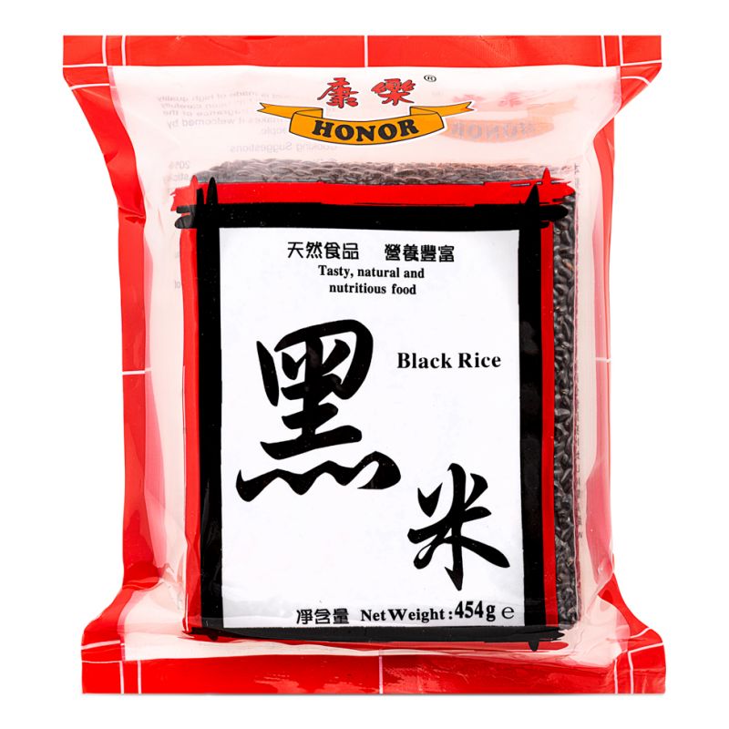 Click Here To Enlarge This Photo Of Honor Black Rice 康樂 黑米