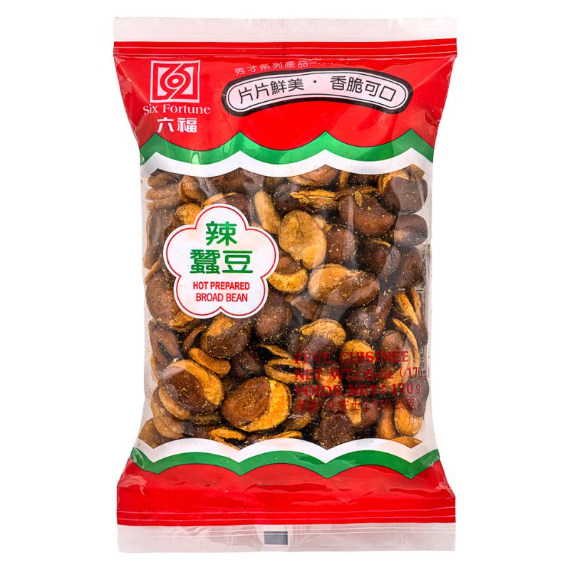 Click Here To Enlarge This Photo Of Six Fortune Prepared Broad Bean - Hot &lpar;六福 辣蠶豆&rpar;