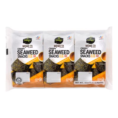 Cj Bibigo Crispy Seaweed Snacks - Sesame Original Flavour