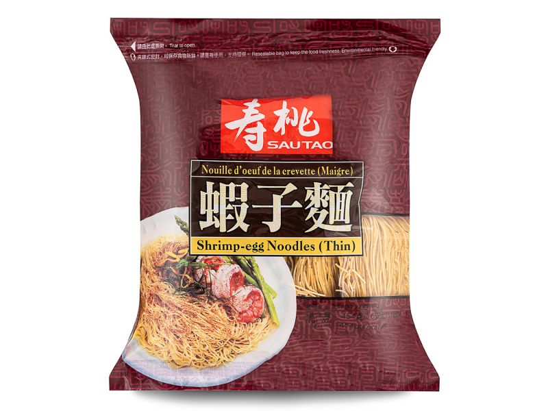 Click Here To Enlarge This Photo Of Sau Tao Shrimp Egg Noodle &lpar;Thin&rpar; 壽桃牌 蝦子幼麵