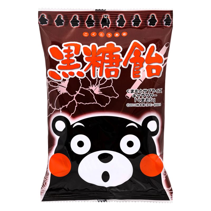 Click Here To Enlarge This Photo Of Okura Kumamoto Bear Brown Sugar Flavor Hard Candy