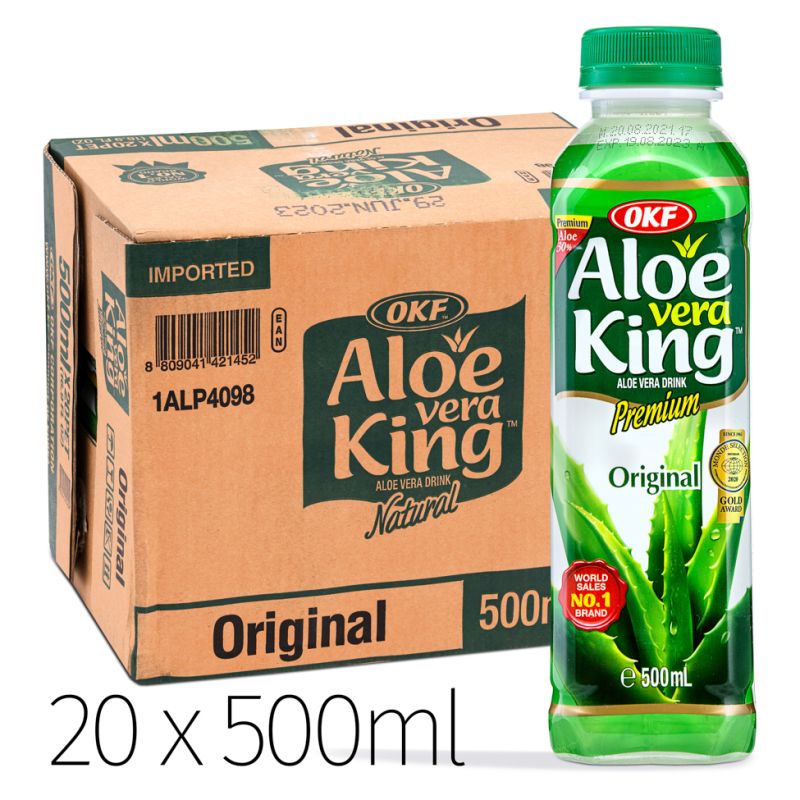 Click Here To Enlarge This Photo Of OKF Aloe Vera Drink Original &lpar;500ml x 20 Bottles&rpar;