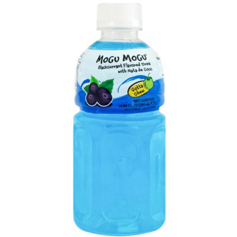 Click Here To Enlarge This Photo Of Mogu Mogu Blackcurrant Flavored Drink With Nata De Coco