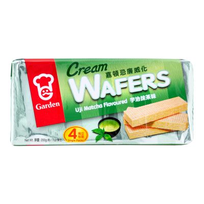 GARDEN Cream Wafers &lpar;Uji Matcha Flavour&rpar; 嘉頓 忌廉威化 &lpar;宇治抹茶味&rpar;