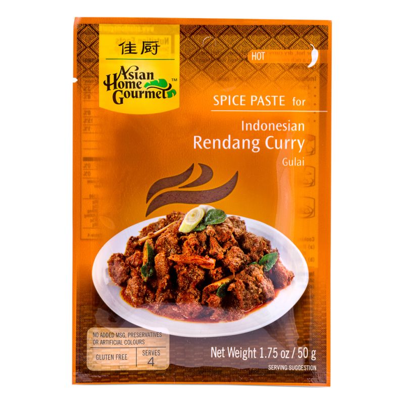 Click Here To Enlarge This Photo Of Asian Home Gourmet Spice Paste for Indonesian Rendang Curry - Gulai