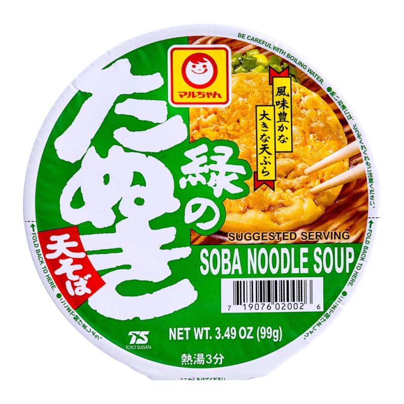 Click Here To Enlarge This Photo Of Maruchan Midori Soba Noodle Soup &lpar;Midori No Tanuki Soba&rpar;