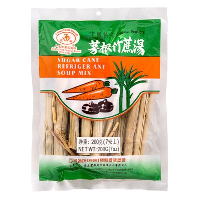 ZF Dried Sugar Cane & Lobed Kudzuvine Root Soup Mix &lpar;茅根竹蔗湯&rpar;